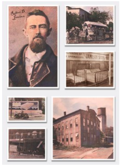 Jamison Bedding history and springs imagery